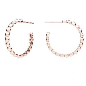 Pebbled Earrings, Jewelry Findings, Earring Findings, KLS ODL-00632 2,6x22,8 mm Pebbled Earrings, Jewelry Findings, Earring Findings, KLS ODL-00632 2,6x22,8 mm