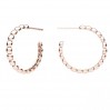 Pebbled Earrings, Jewelry Findings, Earring Findings, KLS ODL-00632 2,6x22,8 mm