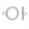 Toggles, Jewelry Findings, Silver Jewelry, ZAM 12 SET ODL-01373 5,3x15,2 mm