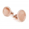 Cufflinks Base, Jewelry Findings, CUFF OWS-00629 17,5x19,3 mm 