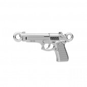 Handgun Pendant, Beretta, Silver Jewelry, CON 2 ODL-01446 12,2x25,3 mm
