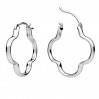 Clover Leverback Earrings, Earring Findings, BZO OWS-00613 2,7x25 mm