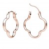 Clover Leverback Earrings, Earring Findings, BZO OWS-00613 2,7x25 mm