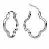 Clover Leverback Earrings, Earring Findings, BZO OWS-00613 2,7x25 mm