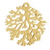 Coral Pendant, Silver Jewelry, LKM-3362 - 05 20x20 mm