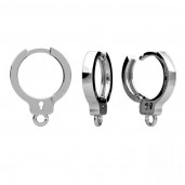 Leverback Earrings with Eyelet, Earring Findings, BZO OWS-00657 2,5x18 mm