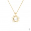 Sun Pendant, Silver Jewelry, ODL-01468 17,6x18 mm ver.2