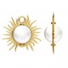 Sun Pendant, Silver Jewelry, ODL-01468 17,6x18 mm ver.2