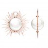 Sun Pendant, Silver Jewelry, ODL-01468 17,6x18 mm ver.2