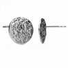 Earrings, Silver Jewelry, KLS ODL-01493 12,4x12,7 mm