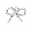 Rusetti-riipus, hopeakorut, koruosat, ODL-01478 12,8x16,4 mm
