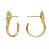 Käärme korvakorut, hopeakorut, KLS ODL-01496 9,8x19 mm
