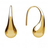 Droplet Earrings, Silver Jewelry, Jewelry Findings, KLS OWS-00764 8x21,5 mm
