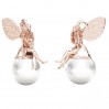 Fee-Anhänger mit 8mm Perle, Silberschmuck, OWS-00700 8x17 mm ver.2