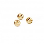 14K 585 Gold Beads 2mm, Spacer, Jewelry Findings, Gold Jewelry,  DS P2LZ 2,0 F:0,9