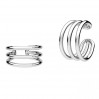 Ohrstulpe, Silberschmuck, Schmuckteile, Ohrringe, KLN OWS-00727 6,3x12,5 mm