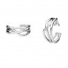 Ohrstulpe, Silberschmuck, Schmuckteile, Ohrringe, KLN OWS-00720 4,4x12,3 mm