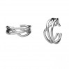Ohrstulpe, Silberschmuck, Schmuckteile, Ohrringe, KLN OWS-00720 4,4x12,3 mm