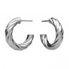 Halbkreisförmige-Ohrstecker, Silberschmuck, KLS OWS-00416 5x21,5 mm