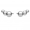 Kugelm-Ohrstecker, Silberschmuck, KLS ODL-01509 4,4x9,8 mm