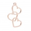 Herz-Anhänger, Silberschmuck, LKM-3399 - 0,50 11,6x19 mm