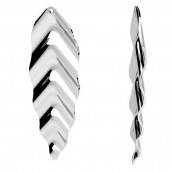 Leaf Pendant, Silver Jewelry,  LKM-3403 - 0,33 16x45 mm