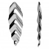 Blatt-Anhänger, Silberschmuck, LKM-3403 - 0,33 16x45 mm