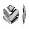 Hexagon-Anhänger, Silberschmuck, LKM-3402 - 0,33 18,5x20,8 mm