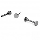 Earrings, Silver Jewelry, Piercing, KLP LKM-3370 - 08 3x10 mm 