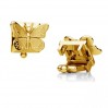 Schmetterling für Wechselring, Silberschmuck, Schmuckteile, OWS-00529 5,5x6,5 mm