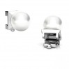 Weiße Perle 6mm für Wechselring, Perlenschmuck, Silberschmuck, Schmuckteile, OWS-00583 5,2x5,2 mm ver.2