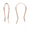 Ear Wires, Earring Findings, BO 76 0,8x11,5x21,5 mm