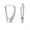 Ohrhaken Klapp Brisuren, Ohrringteile, Schmuckteile, BA 40 9,5x16,5 mm