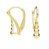 Lever Back Earring, Earring Findings, BA 41 11x17,7 mm
