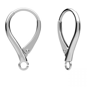 Ohrhaken Klapp Brisuren, Ohrringteile, Schmuckteile, BA 42 11,2x20 mm