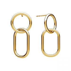 Korvakorukoukku, hopeakorut, KLS OWS-00916 13x27 mm