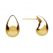 Teardrop Earrings, Silver Jewelry, Jewelry Findings, KLS OWS-00652 9,5x9,6 mm