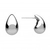 Tropfen Ohrstecker, Silberschmuck, Schmuckteile, KLS OWS-00652 9,5x9,6 mm