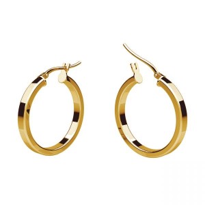 Hoop Earrings, Silver Jewelry, Jewelry Findings, KL-KB OR 3x20 mm