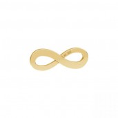 Infinity Sign Pendant, 14K Gold AU-585, Jewelry Findings, LKZ14K-50311 - 0,30 4,4x12 mm
