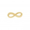 Unendlichkeitszeichen-Anhänger, 14K Gold AU-585, Goldschmuck,  Infinity, LKZ14K-50311 - 0,30 4,4x12 mm