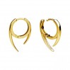 Creolen, Ohrringteile, Silberschmuck, BZO OWS-01022 14,1x21,1 mm
