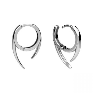 Hoop Earrings, Earring Findings, Silver Jewelry, BZO OWS-01022 14,1x21,1 mm Hoop Earrings, Earring Findings, Silver Jewelry, BZO OWS-01022 14,1x21,1 mm