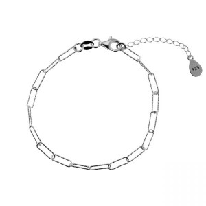 Armband Basis, Silberkette, Silberschmuck, LRW 060 SMALL D1 15 + 3,8 cm