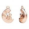 Mutter und Kind Anhänger, Silberschmuck, CON-1 OWS-01103 12x17,3 mm