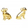 Hunde-Anhänger, Silberschmuck, CON-1 OWS-01100 10x12,1 mm