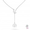 Halskette Basis mit Mond, Silberkette, Silberschmuck, CHAIN 87 (A 030)