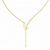 Halskette Basis mit Mond, Silberkette, Silberschmuck, CHAIN 87 (A 030)