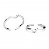 Silberring, Silberschmuck, Schmuckzubehör, U-RING ODL-01560 1,2x24mm 