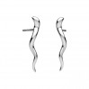 Eiszapfen-Ohrstecker, Silberschmuck, KLS ODL-01596 4x20 mm